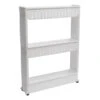 Étagère De Rangement Passe-partout Blanc Sur Roulettes -Marché Meubles Magasin etagere de rangement passe partout blanc sur roulettes