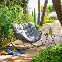 Fauteuil Bascule Extérieur Paopao Hespéride -Marché Meubles Magasin fauteuil bascule exterieur paopao hesperide 2