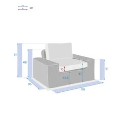 Fauteuil De Salon De Jardin Savinia Coloris Tahini Hespéride -Marché Meubles Magasin fauteuil de salon de jardin savinia coloris tahini hesperide 1 3