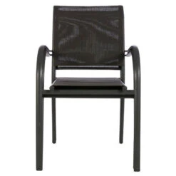 Fauteuil Empilable Piazza Hespéride Anthracite/graphite -Marché Meubles Magasin fauteuil empilable piazza hesperide anthracite graphite 1 4
