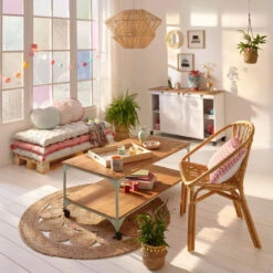 Fauteuil En Rotin Bohemian Dream Atmosphera -Marché Meubles Magasin fauteuil en rotin bohemian dream atmosphera 3