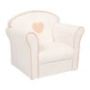 Fauteuil Enfant Cœur Rose Ostaria