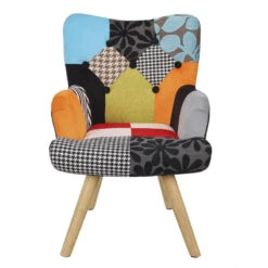 Fauteuil Enfant H67 Cm Patchwork Helsinki -Marché Meubles Magasin fauteuil enfant h67 cm patchwork helsinki 5