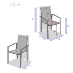 Fauteuil Pavane Hespéride Anthracite/graphite -Marché Meubles Magasin fauteuil pavane hesperide anthracitegraphite 3