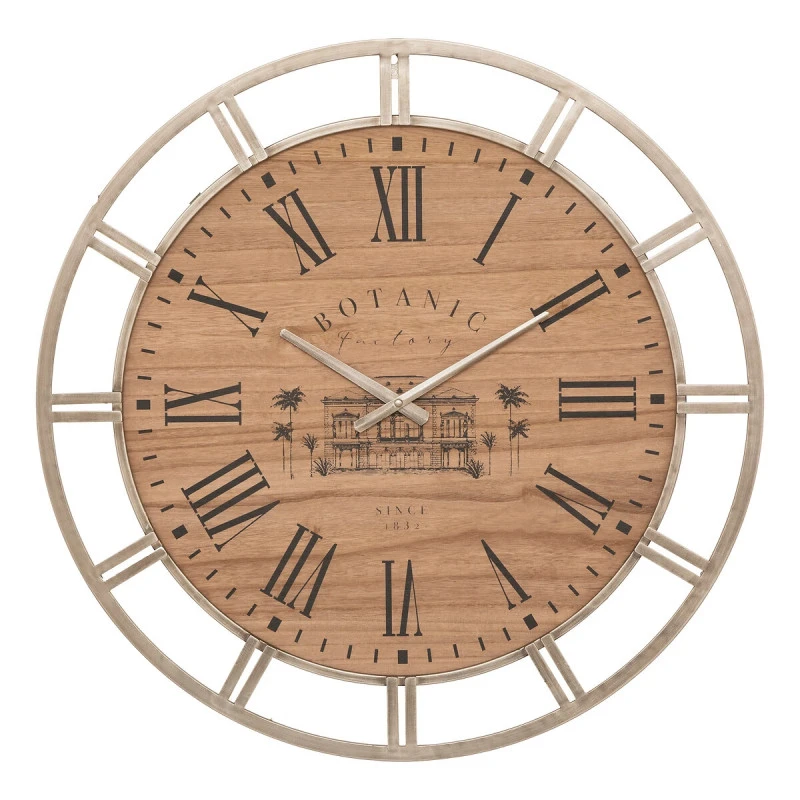Horloge 70 Cm Métal Et Bois Bota Atmosphera 3 Horloge 70 Cm Métal Et Bois Bota Atmosphera