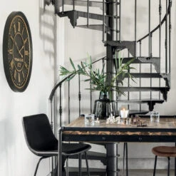 Horloge En Bois D77 Aedan Atmosphera -Marché Meubles Magasin horloge en bois d77 aedan atmosphera 3