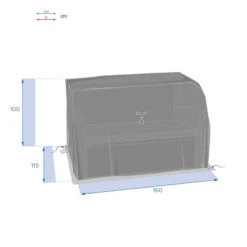 Housse De Protection Pour Canapé S Hambo Hespéride -Marché Meubles Magasin housse protection pour canape s hambo hesperide 2