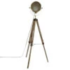 Lampadaire Métal Et Bois Ebor Bronze Atmosphera -Marché Meubles Magasin lampadaire metal et bois ebor bronze atmosphera h 152 cm
