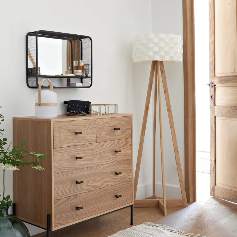 Lampadaire Trépied Moki Bambou Atmosphera 4 Lampadaire Trépied Moki Bambou Atmosphera – Image 2