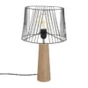 Lampe En Bois Et Métal H46 Joe Atmosphera -Marché Meubles Magasin lampe en bois et metal h46 joe atmosphera
