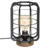 Lampe Métal Et Bois H28 Berry Atmosphera -Marché Meubles Magasin lampe metal et bois h28 berry atmosphera