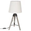 Lampe Trépied Runo écru Atmosphera H 58 Cm -Marché Meubles Magasin lampe trepied runo ecru atmosphera h 58 cm