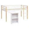 Lit Combi Bureau Enfant Pin Blanc Atmosphera