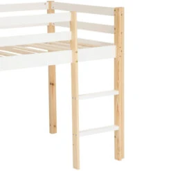 Lit Combi Bureau Enfant Pin Blanc Atmosphera -Marché Meubles Magasin lit combi bureau enfant pin blanc atmosphera 3