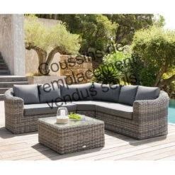 Lot De 9 Coussins Pour Salon Angle Moorea Carbone Hespéride -Marché Meubles Magasin lot de 9 coussins pour salon angle moorea carbone hesperide 1