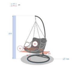 Loveuse Suspendue Hespéride Gibraltar Naturel -Marché Meubles Magasin loveuse suspendue hesperide gibraltar naturel 5