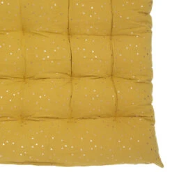 Matelas De Sol Berlingot Jaune Moutarde Atmosphera -Marché Meubles Magasin matelas de sol berlingot jaune moutarde atmosphera 2
