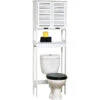 Meuble WC Miami 1 Tablette Blanc -Marché Meubles Magasin meuble wc 1 tablette blanc