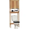 Meuble Dessus WC Bambou 2 Portes Mahé -Marché Meubles Magasin meuble wc bambou collection mahe