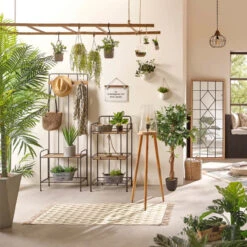 Miroir Bois Et Métal 71x165 Atmosphera -Marché Meubles Magasin miroir bois et metal 71x165 atmosphera 2