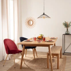 Miroir Rotin Fleur D56 Atmosphera -Marché Meubles Magasin miroir rotin fleur d56 atmosphera 1