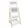 Miroir Sur Pied Enfant H102 Cm Blanc Atmosphera -Marché Meubles Magasin miroir sur pied enfant h102 cm blanc atmosphera