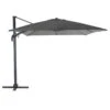 Parasol Décentré Eléa Inclinable Rectangulaire Oléfine Anthracite Hespéride -Marché Meubles Magasin parasol decentre elea inclinable rectangulaire olefine anthracite hesperide