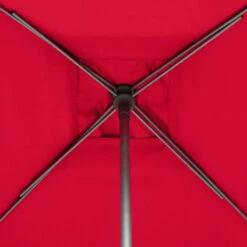 Parasol Droit Carré 2,5x2,5m Soya Grenade Hespéride -Marché Meubles Magasin parasol droit carre 25x25m soya grenade hesperide 5