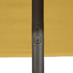 Parasol Droit Carré 2,5x2,5m Soya Jaune Moutarde Hespéride -Marché Meubles Magasin parasol droit carre 25x25m soya jaune moutarde hesperide 4