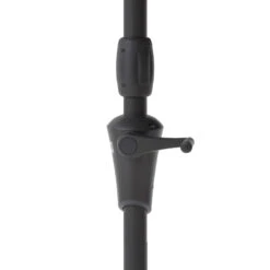 Parasol Droit Rond 2,7m Sisko Ardoise Hespéride -Marché Meubles Magasin parasol droit rond 27m sisko ardoise hesperide 1 3