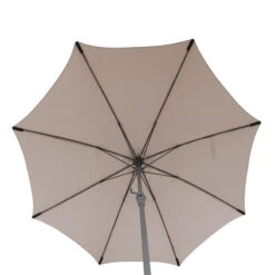 Parasol Droit Rond 2,7m Sisko Taupe Hespéride -Marché Meubles Magasin parasol droit rond 27m sisko taupe hesperide 3