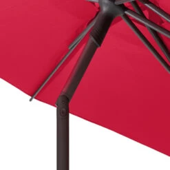 Parasol Droit Rond 2,7m Soya Grenade Hespéride -Marché Meubles Magasin parasol droit rond 27m soya grenade hesperide 5