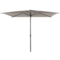 Parasol Mat Central 2x3 M Loompa Taupe Hespéride -Marché Meubles Magasin parasol mat central 2x3 m loompa taupe hesperide 1