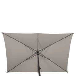 Parasol Mat Central 2x3 M Loompa Taupe Hespéride -Marché Meubles Magasin parasol mat central 2x3 m loompa taupe hesperide 4