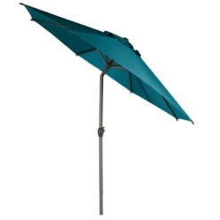Parasol Mat Central Rond 3m Loompa Canard Hespéride -Marché Meubles Magasin parasol mat central rond 3m loompa canard hesperide 2