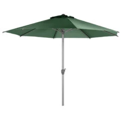 Parasol Mat Central Rond 3m Loompa Olive Hespéride -Marché Meubles Magasin parasol mat central rond 3m loompa olive hesperide 1 1