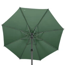 Parasol Mat Central Rond 3m Loompa Olive Hespéride -Marché Meubles Magasin parasol mat central rond 3m loompa olive hesperide 1 3