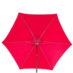 Parasol Rond 2,3m Anzio Grenade Hespéride -Marché Meubles Magasin parasol rond 23m anzio grenade hesperide 1