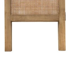 Paravent Cannage Et Bois 3 Panneaux Atmosphera -Marché Meubles Magasin paravent cannage et bois 3 panneaux atmosphera 2