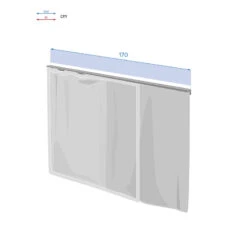 Rail Pour Rideaux Et Moustiquaires Pour Pergola Majaé Hespéride -Marché Meubles Magasin rail pour rideaux et moustiquaires pour pergola majae hesperide 1