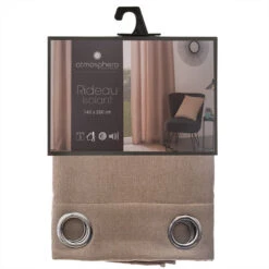 Rideau Isolant Tim Lin 140x260 Atmosphera -Marché Meubles Magasin rideau isolant tim lin 140x260 atmosphe 2