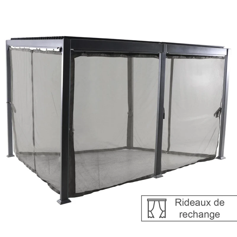 Rideaux Moustiquaires Pour Tonnelle 4x3 M Avila Hespéride 3 Rideaux Moustiquaires Pour Tonnelle 4x3 M Avila Hespéride