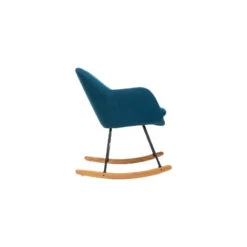 Rocking Chair Pera Bleu Canard Atmosphera -Marché Meubles Magasin rocking chair pera bleu canard atmosphera 4