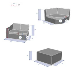 Salon Angle Moorea 5 Places Savana Hespéride 21 Salon Angle Moorea 5 Places Savana Hespéride -Marché Meubles Magasin salon angle moorea 5 places savana hesperide 9