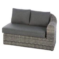 Salon Angle Moorea 5 Places Terre D'ombre Hespéride -Marché Meubles Magasin salon angle moorea 5 places terre d ombre hesperide 1 4