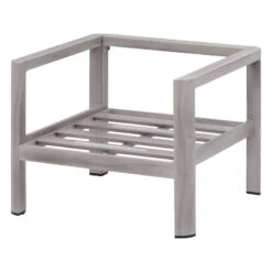 Salon De Jardin 5 Places Jauca Noisette / Gris Boisé Hespéride -Marché Meubles Magasin salon de jardin 5 places jauca noisette gris boise hesperide 1 7