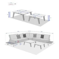 Salon De Jardin Pulpy Gris Hespéride -Marché Meubles Magasin salon de jardin pulpy gris hesperide 8