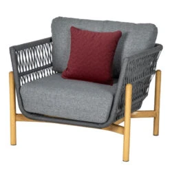 Salon De Jardin 5 Places Rubby Graphite Hespéride -Marché Meubles Magasin salon de jardin rubby graphite premium hesperide 4