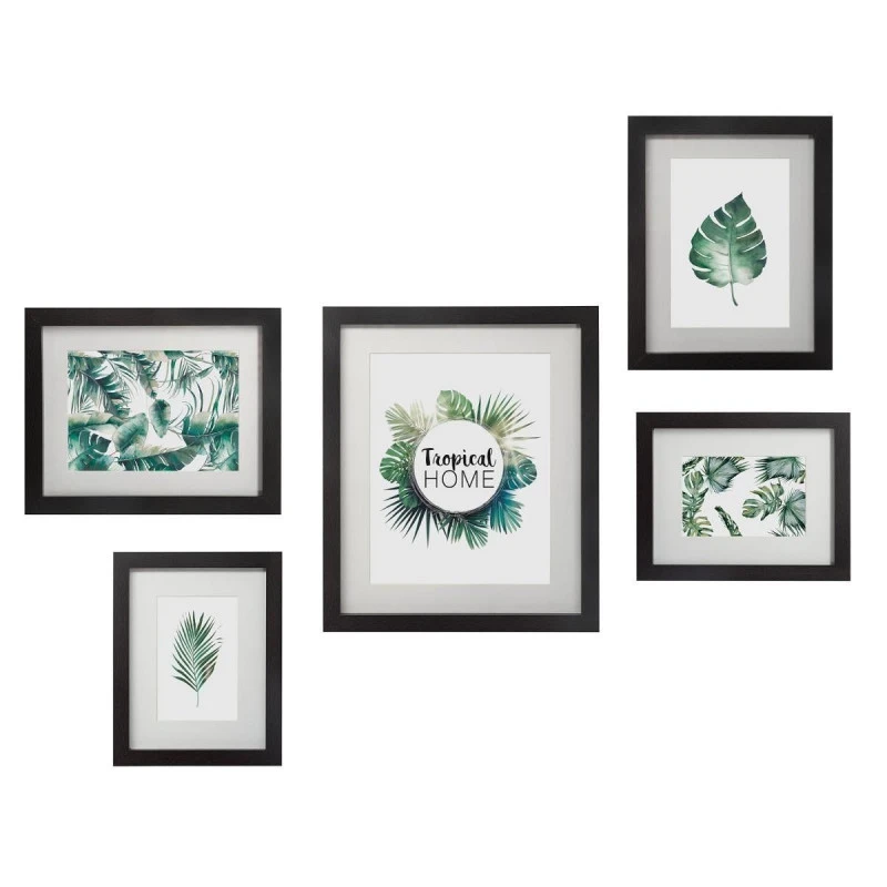 Set 5 Cadres Tropical H 33 Cm Atmosphera 3 Set 5 Cadres Tropical H 33 Cm Atmosphera