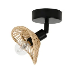 Spot Ozana En Métal Et Corde Ostaria -Marché Meubles Magasin spot ozana en metal et corde ostaria 3